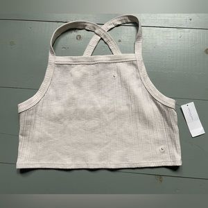 NWT Aerie Crop Top white Large